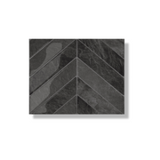 Plaktegel Black mist chevron 1mm